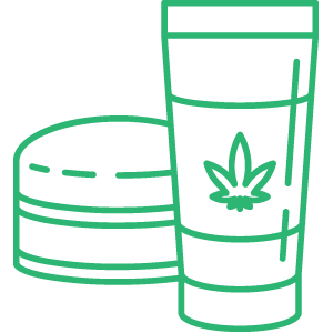 picture of marijuana topicals